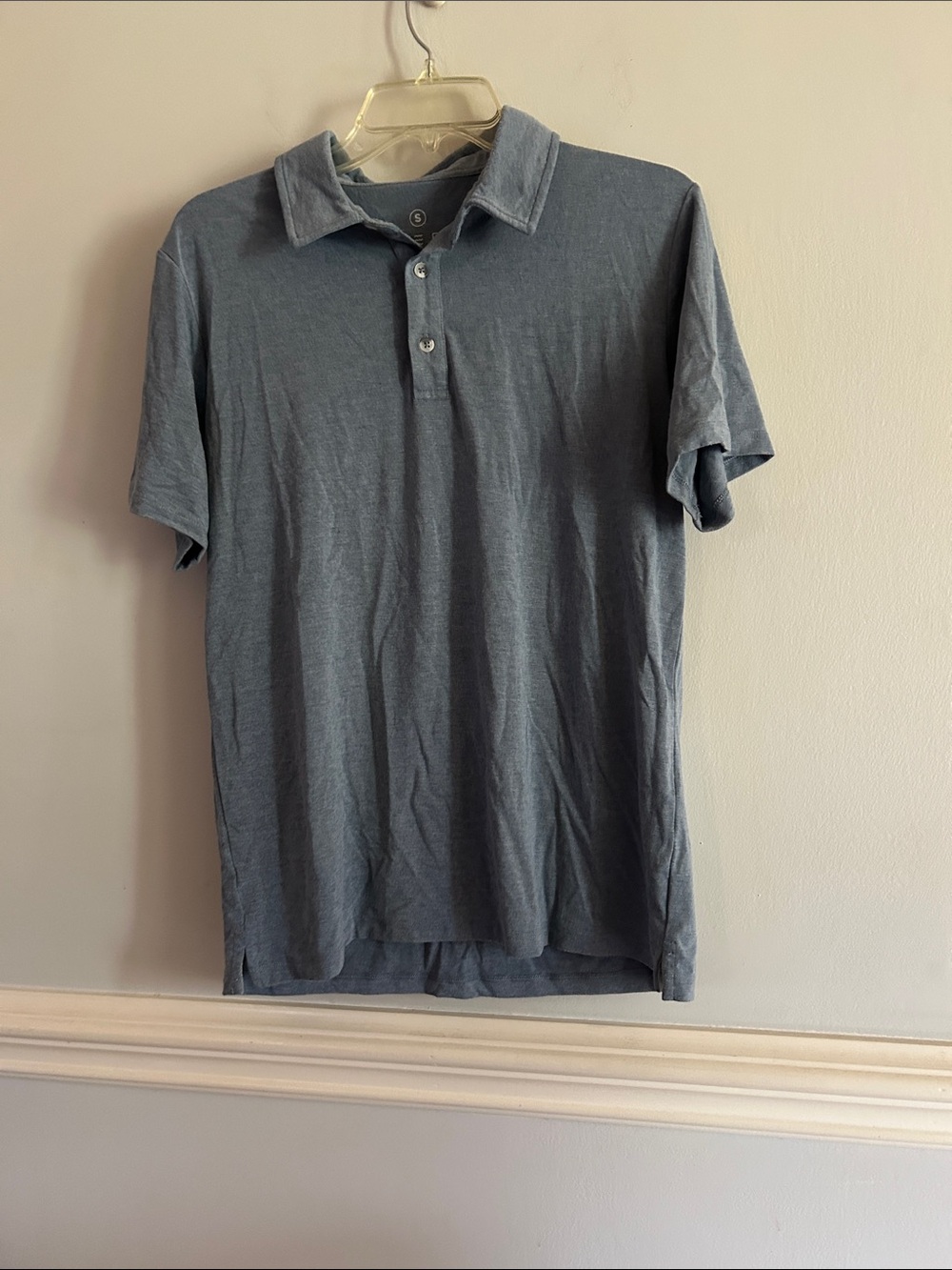 Free Fly Apparel Men's Polo in Slate Blue-Grey